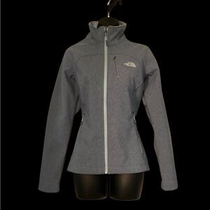 The North Face Blue Jacket Full-Zip High Collar